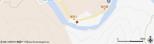 兵庫県養父市新津338周辺の地図