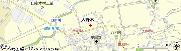 滋賀県米原市大野木1353周辺の地図