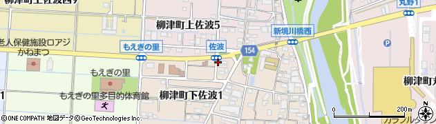下佐波周辺の地図