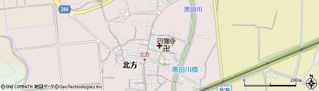 滋賀県米原市北方1035周辺の地図
