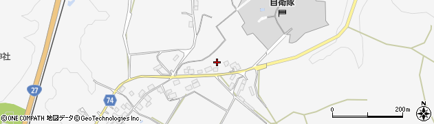 京都府綾部市上杉町下雉路周辺の地図