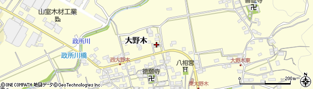 滋賀県米原市大野木1366周辺の地図