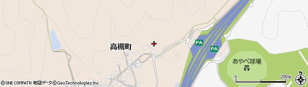京都府綾部市高槻町桜周辺の地図