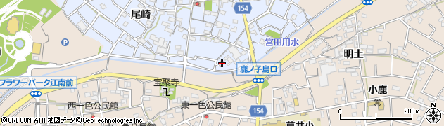 愛知県江南市鹿子島町中192周辺の地図