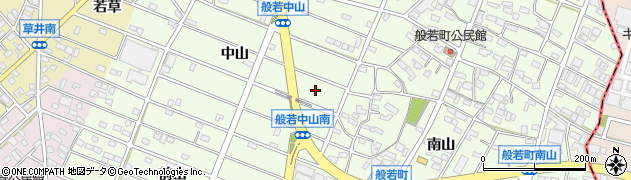 愛知県江南市般若町周辺の地図