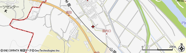 兵庫県朝来市和田山町高田12周辺の地図
