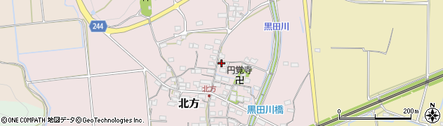 滋賀県米原市北方1088周辺の地図
