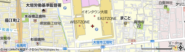 メディカルカイロサロンｋｉｒｅｉロックシティ大垣店周辺の地図