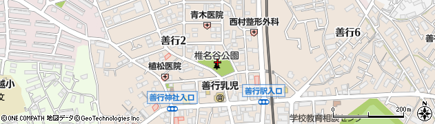 椎名谷公園周辺の地図