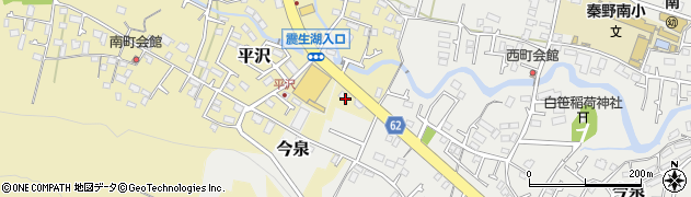 美容室レッドハムスター平沢店周辺の地図