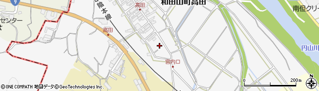 兵庫県朝来市和田山町高田146周辺の地図