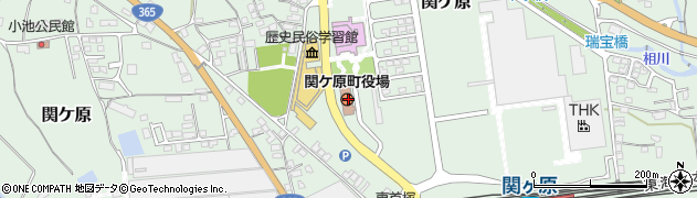 岐阜県不破郡関ケ原町周辺の地図