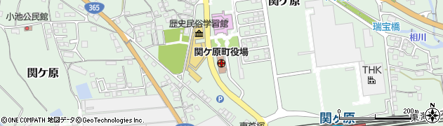 岐阜県関ケ原町（不破郡）周辺の地図
