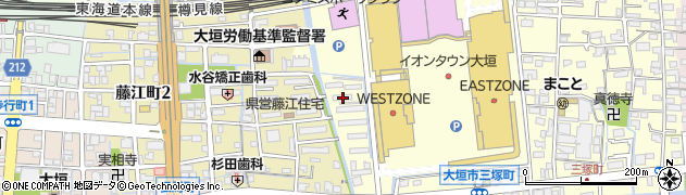 岐阜県大垣市三塚町219周辺の地図