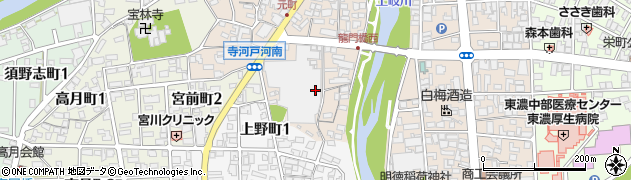 美濃窯業株式会社　瑞浪工場周辺の地図