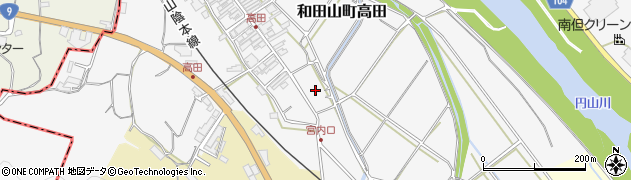 兵庫県朝来市和田山町高田173周辺の地図