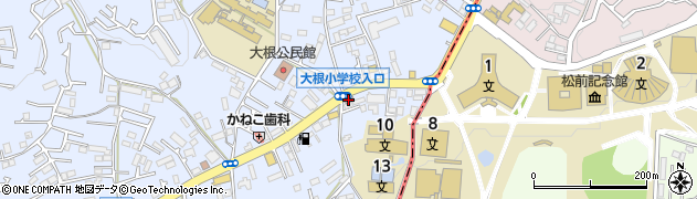 秦野東海大学前郵便局周辺の地図