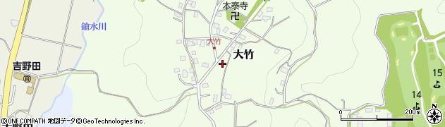 千葉県袖ケ浦市大竹周辺の地図