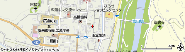 島根県安来市広瀬町広瀬本町896周辺の地図