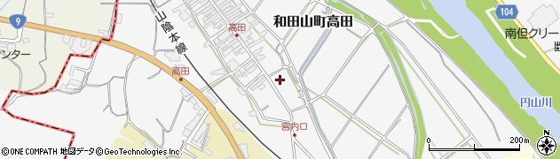 兵庫県朝来市和田山町高田181周辺の地図