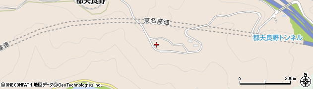 神奈川県足柄上郡山北町都夫良野周辺の地図
