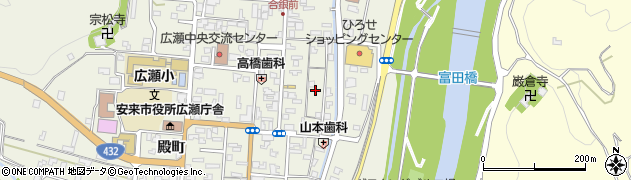 島根県安来市広瀬町広瀬本町1175周辺の地図