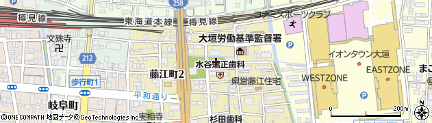 藤江公園周辺の地図