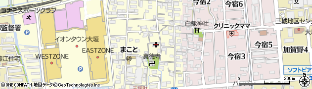岐阜県大垣市三塚町1017周辺の地図