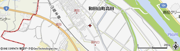 兵庫県朝来市和田山町高田184周辺の地図