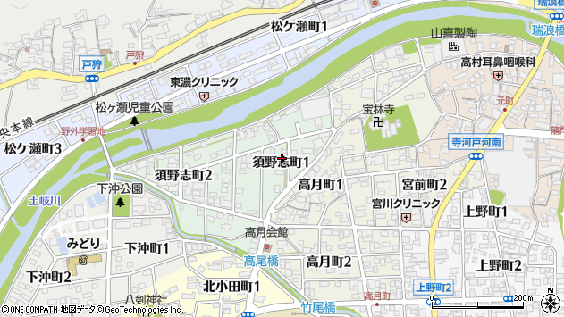 〒509-6127 岐阜県瑞浪市須野志町の地図