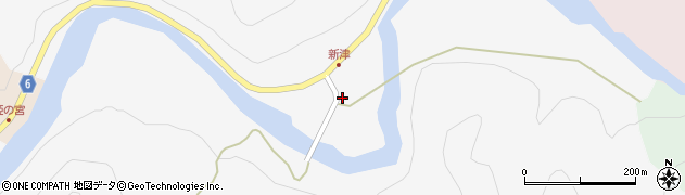 兵庫県養父市新津192周辺の地図