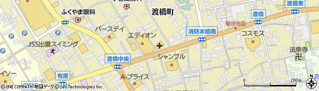 ブックオフ出雲渡橋店周辺の地図