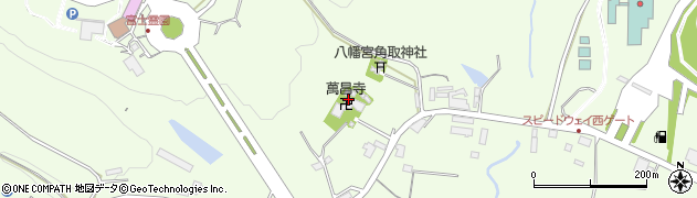 萬昌寺周辺の地図