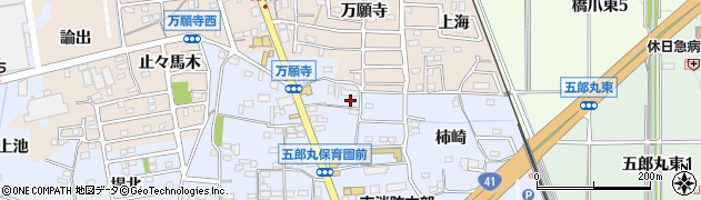 愛知県犬山市五郎丸上前田20周辺の地図