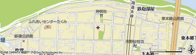 愛知県一宮市北方町北方西本郷182周辺の地図