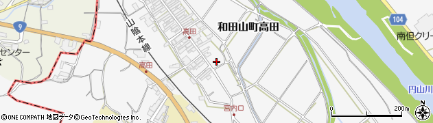 兵庫県朝来市和田山町高田190周辺の地図