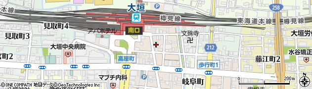 ナショナル補聴器センター　大垣店周辺の地図
