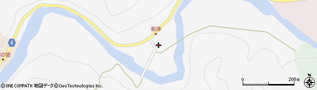 兵庫県養父市新津189周辺の地図