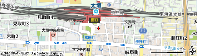 新時代 大垣駅前店周辺の地図