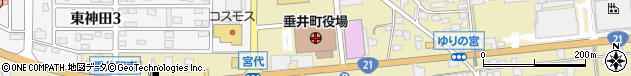 岐阜県不破郡垂井町周辺の地図