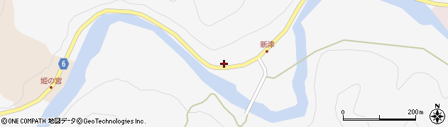 兵庫県養父市新津131周辺の地図