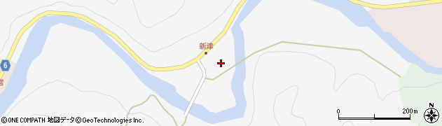 兵庫県養父市新津179周辺の地図