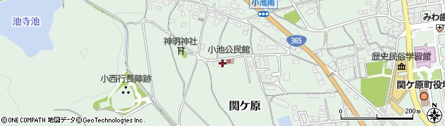 岐阜県不破郡関ケ原町関ケ原1947周辺の地図