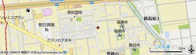 岐阜県大垣市長松町周辺の地図