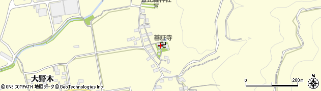 善証寺周辺の地図