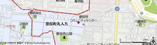 岐阜県大垣市墨俣町先入方1534周辺の地図