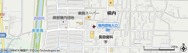 平塚横内郵便局周辺の地図