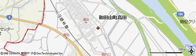 兵庫県朝来市和田山町高田199周辺の地図