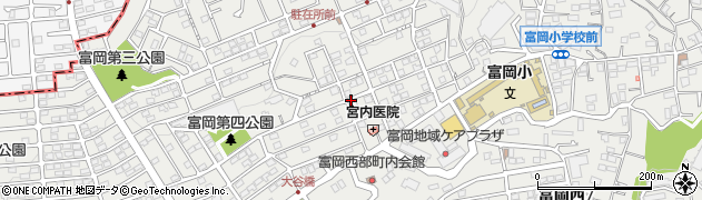 神奈川県横浜市金沢区富岡西周辺の地図