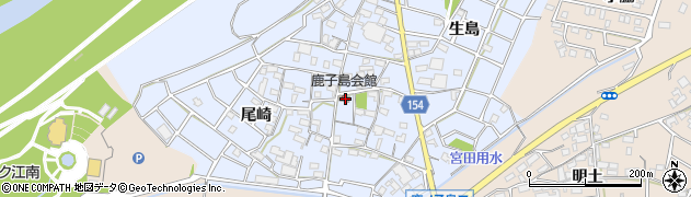愛知県江南市鹿子島町中94周辺の地図